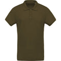 Vert - Front - Kariban - T-shirt POLO - Hommes