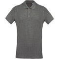 Gris - Front - Kariban - T-shirt POLO - Hommes