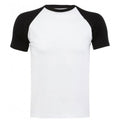 Blanc-noir - Front - SOLS - T-shirt manches courtes FUNKY - Homme