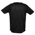 Noir - Back - SOLS Sporty - T-shirt à manches courtes - Homme
