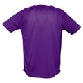 Violet - Back - SOLS Sporty - T-shirt à manches courtes - Homme