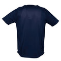 Bleu marine - Back - SOLS Sporty - T-shirt à manches courtes - Homme