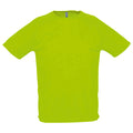 Vert néon - Front - SOLS Sporty - T-shirt à manches courtes - Homme