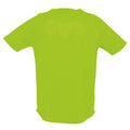 Vert néon - Back - SOLS Sporty - T-shirt à manches courtes - Homme
