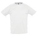 Blanc - Front - SOLS Sporty - T-shirt à manches courtes - Homme