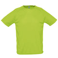 Vert pomme - Front - SOLS Sporty - T-shirt à manches courtes - Homme