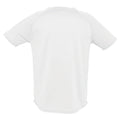 Blanc - Back - SOLS Sporty - T-shirt à manches courtes - Homme