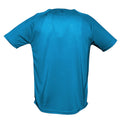 turquoise - Back - SOLS Sporty - T-shirt à manches courtes - Homme