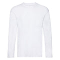 Blanc - Front - Fruit Of The Loom - T-shirt manches longues ORIGINAL - Homme