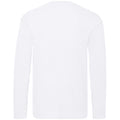 Blanc - Side - Fruit Of The Loom - T-shirt manches longues ORIGINAL - Homme