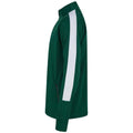 Vert bouteille - Blanc - Side - Finden & Hales - Veste de survêtement - Homme