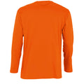 Orange - Back - SOLS Monarch - T-shirt à manches longues - Homme