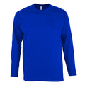 Bleu roi - Front - SOLS Monarch - T-shirt à manches longues - Homme