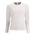 Blanc - Front - SOLS - T-shirt manches longues PERFORMANCE - Femme