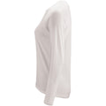 Blanc - Side - SOLS - T-shirt manches longues PERFORMANCE - Femme