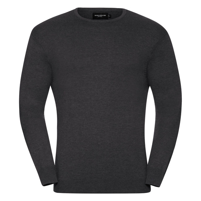 Gris anthracite - Front - Russell - Pull - Homme