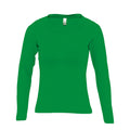 Vert tendre - Front - SOLS Majestic - T-shirt à manches longues - Femme