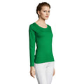 Vert tendre - Side - SOLS Majestic - T-shirt à manches longues - Femme