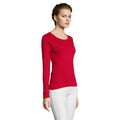 Rouge - Side - SOLS Majestic - T-shirt à manches longues - Femme