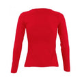 Rouge - Close up - SOLS Majestic - T-shirt à manches longues - Femme