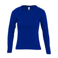 Bleu roi - Front - SOLS Majestic - T-shirt à manches longues - Femme