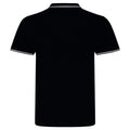 Noir - blanc - Back - AWDis Mens - T-shirt POLO - Hommes