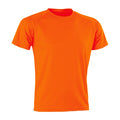 Orange vif - Front - Spiro - T-shirt Aircool - Homme