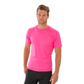 Rose Fluo - Back - Spiro - T-shirt Aircool - Homme