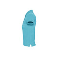 Bleu atoll - Lifestyle - SOLS Passion - Polo 100% coton à manches courtes - Femme