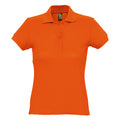 Orange - Front - SOLS Passion - Polo 100% coton à manches courtes - Femme