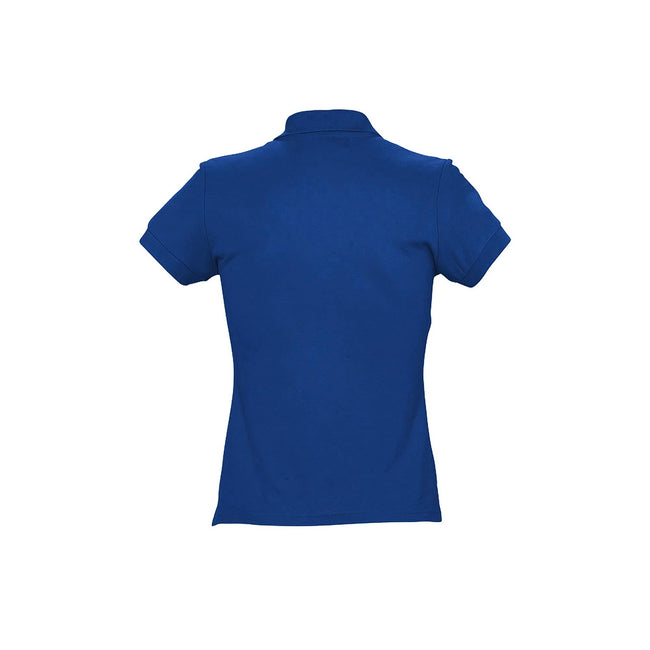 Bleu roi - Side - SOLS Passion - Polo 100% coton à manches courtes - Femme
