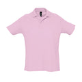 Rose - Front - SOLS Summer II - Polo à manches courtes - Homme