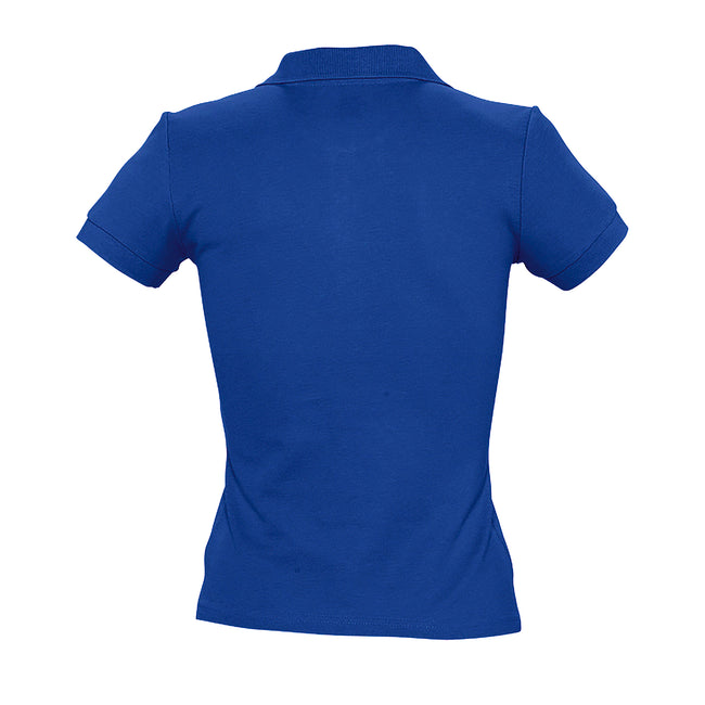Bleu roi - Side - SOLS - Polo manches courtes PEOPLE - Femme