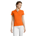 Orange - Back - SOLS - Polo manches courtes PEOPLE - Femme
