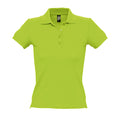 Vert clair - Front - SOLS - Polo manches courtes PEOPLE - Femme