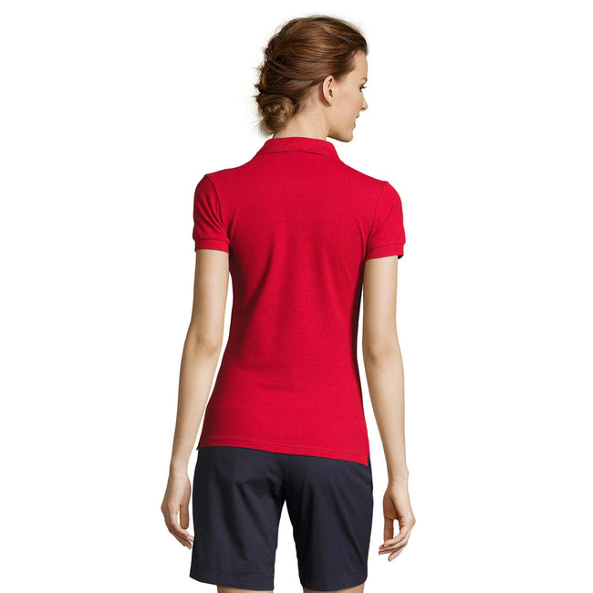 Rouge - Lifestyle - SOLS - Polo manches courtes PEOPLE - Femme