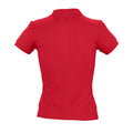 Rouge - Pack Shot - SOLS - Polo manches courtes PEOPLE - Femme