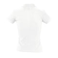 Blanc - Pack Shot - SOLS - Polo manches courtes PEOPLE - Femme