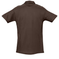 Chocolat - Back - SOLS Spring II - Polo à manches courtes - Homme
