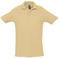Sable - Front - SOLS Spring II - Polo à manches courtes - Homme