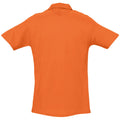 Orange - Back - SOLS Spring II - Polo à manches courtes - Homme