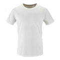 Blanc - Front - SOLS - T-shirt bio MILO - Homme