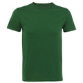 Vert bouteille - Front - SOLS - T-shirt bio MILO - Homme