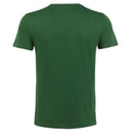 Vert bouteille - Back - SOLS - T-shirt bio MILO - Homme