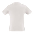 Blanc - Back - SOLS - T-shirt bio MILO - Enfant