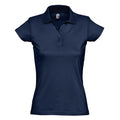 Bleu marine - Front - SOLS Prescott - Polo 100% coton à manches courtes - Femme