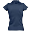Bleu marine - Back - SOLS Prescott - Polo 100% coton à manches courtes - Femme