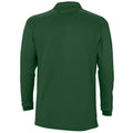Vert - Back - SOLS Winter II - Polo à manches longues - Homme