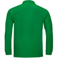 Vert tendre - Back - SOLS Winter II - Polo à manches longues - Homme