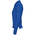 Bleu roi - Side - SOLS Podium - Polo 100% coton à manches longues - Femme